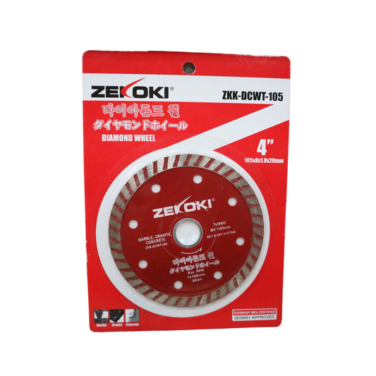 Zekoki 105X8X1.8X20/16 Turbo Diamond blade ZKK-DCWT-105