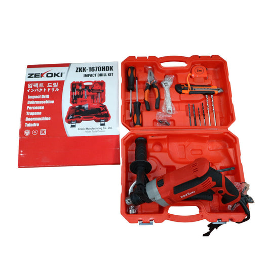 Zekoki Cylindrical Impact Drill Kit ZKK-1670HDK