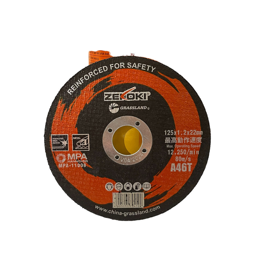 Zekoki Cutting Disc 4-3/4" T41-125X1.2X22 ZKK-COW-125