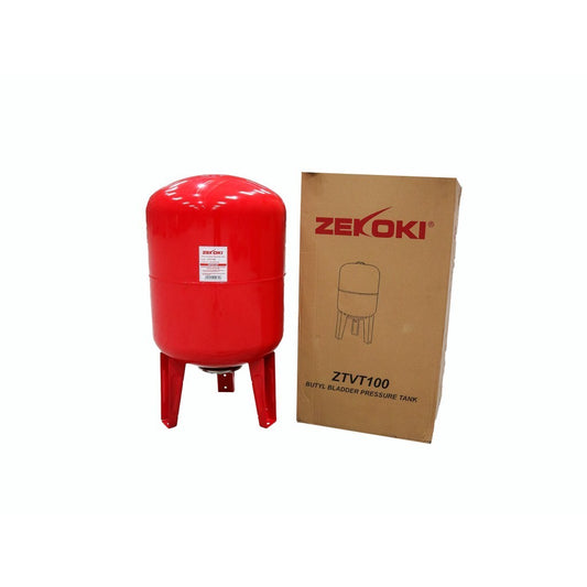 Zekoki Butyl Bladder Pressure Tank 100L Vertical Tank ZTVT100