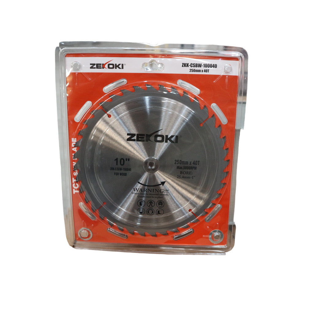 Zekoki Circular Saw Blades For Wood 10" 40T ZKK-CSBW-100040