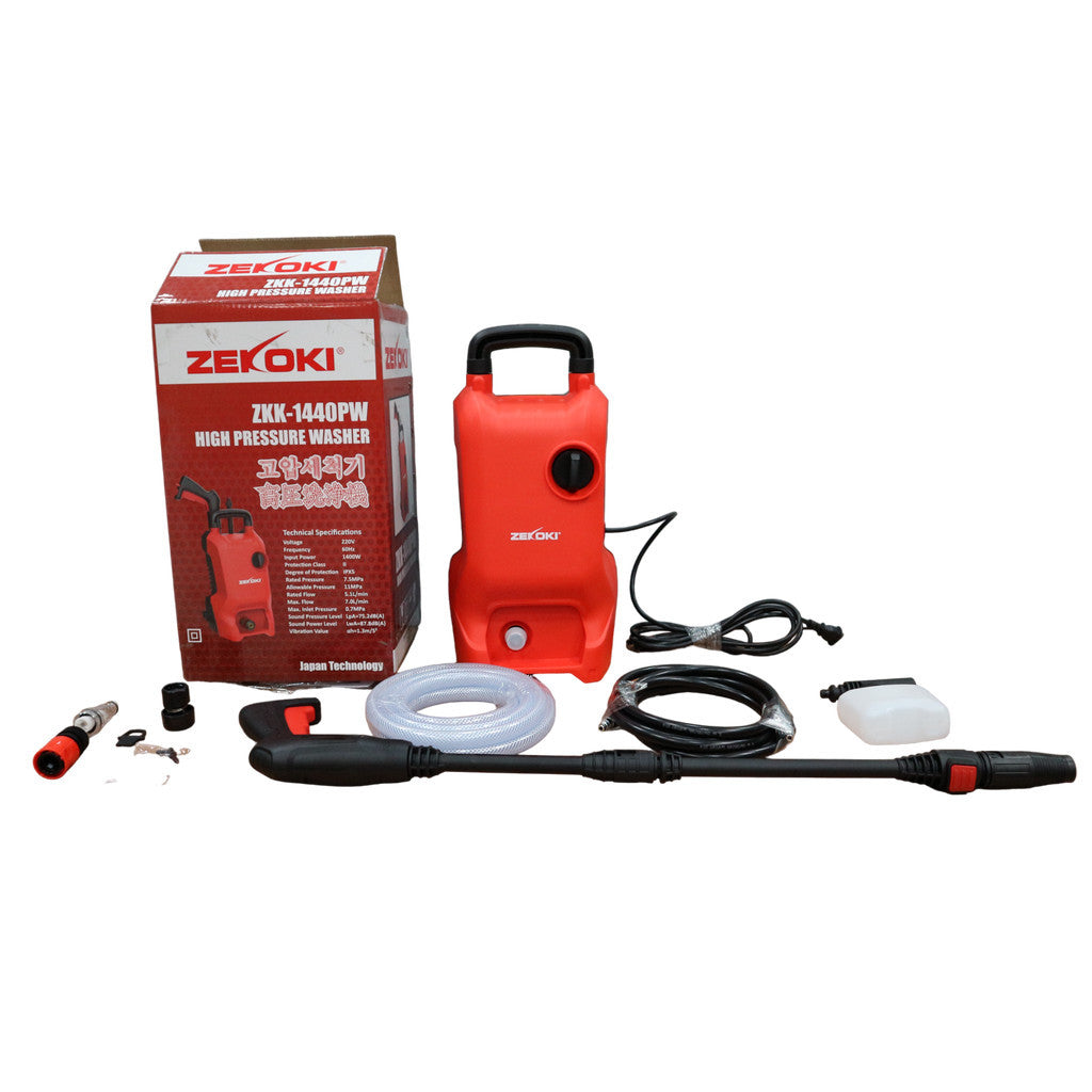 Zekoki 100 Bar Pressure Washer ZKK-1440PW