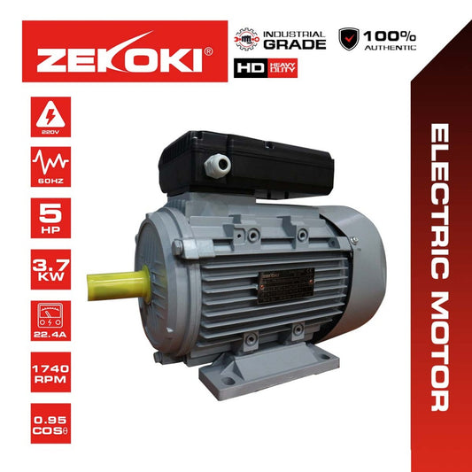 Zekoki Electric Motor (Single Phase) 5HP