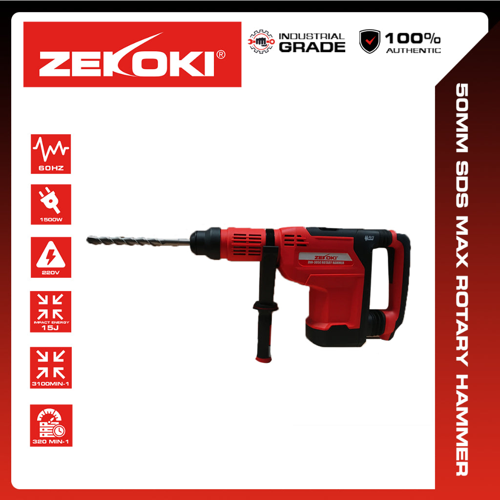 Zekoki 50mm SDS Max Rotary Hammer