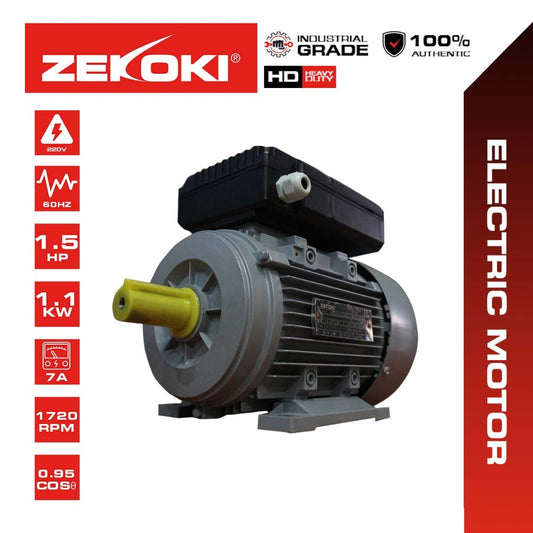 Zekoki Electric Motor (Single Phase) 1.5HP