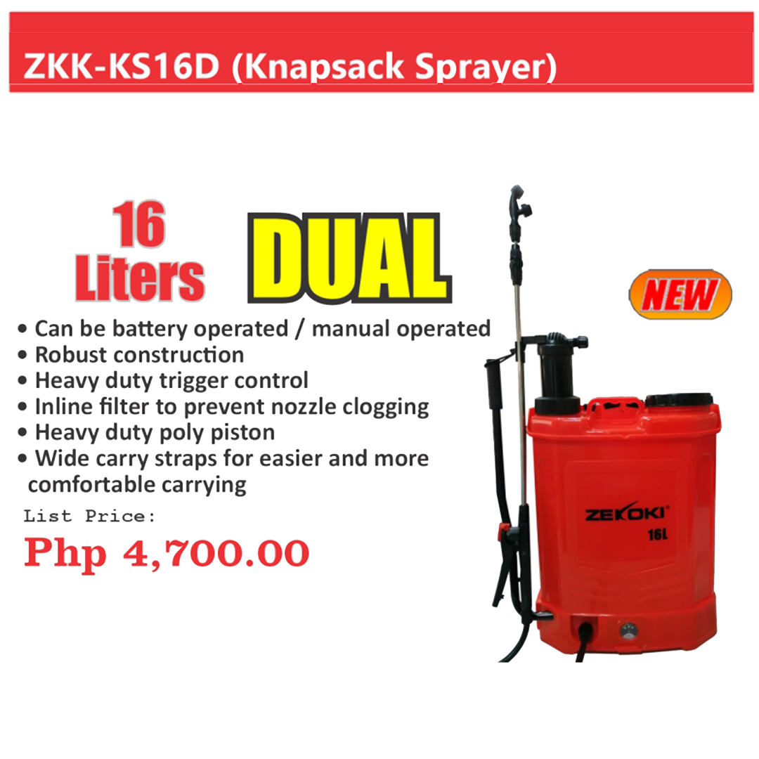 ZKK-KS16D (KNAPSACK SPRAYER)