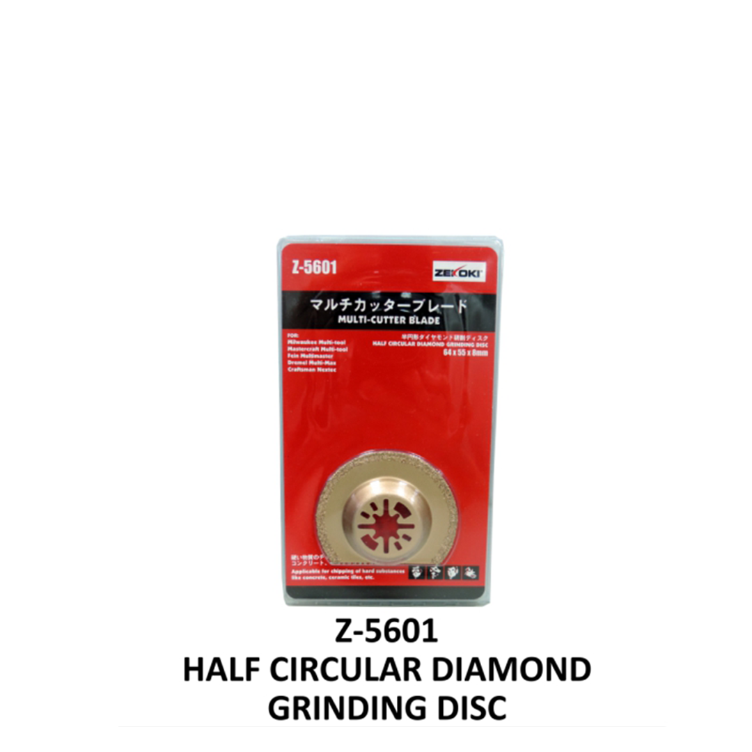 Z-5601 HALF CIRCULAR DIAMOND GRINDING DISC