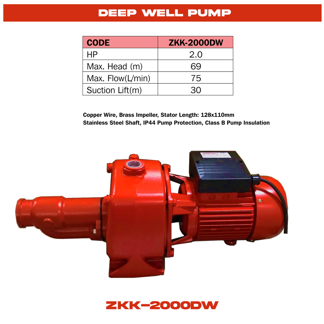 ZKK-2000DW DEEP WELL PUMP