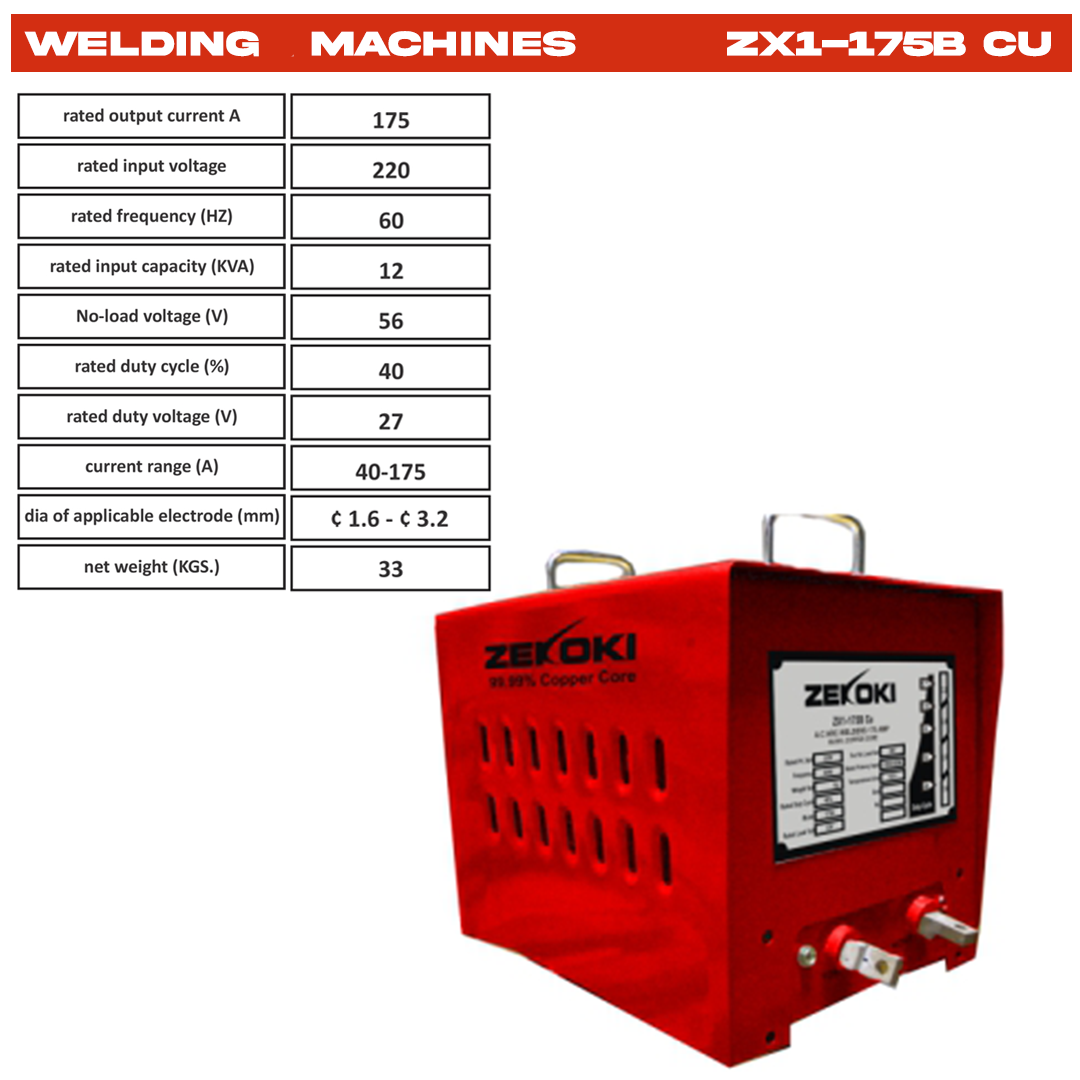 ZX1-175B Cu WELDING MACHINE