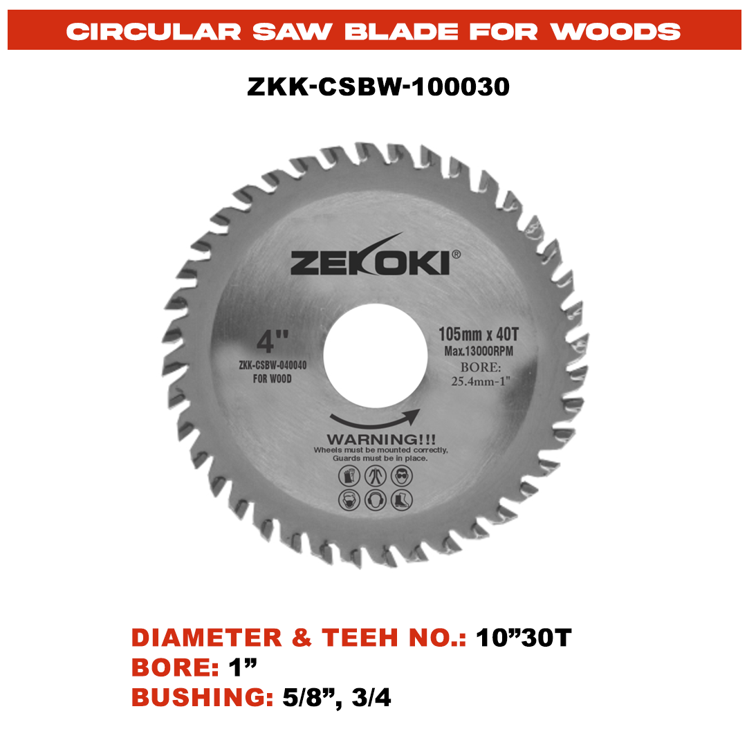 ZKK-CSBW-100030 CIRCULAR SAW BLADE FOR WOODS