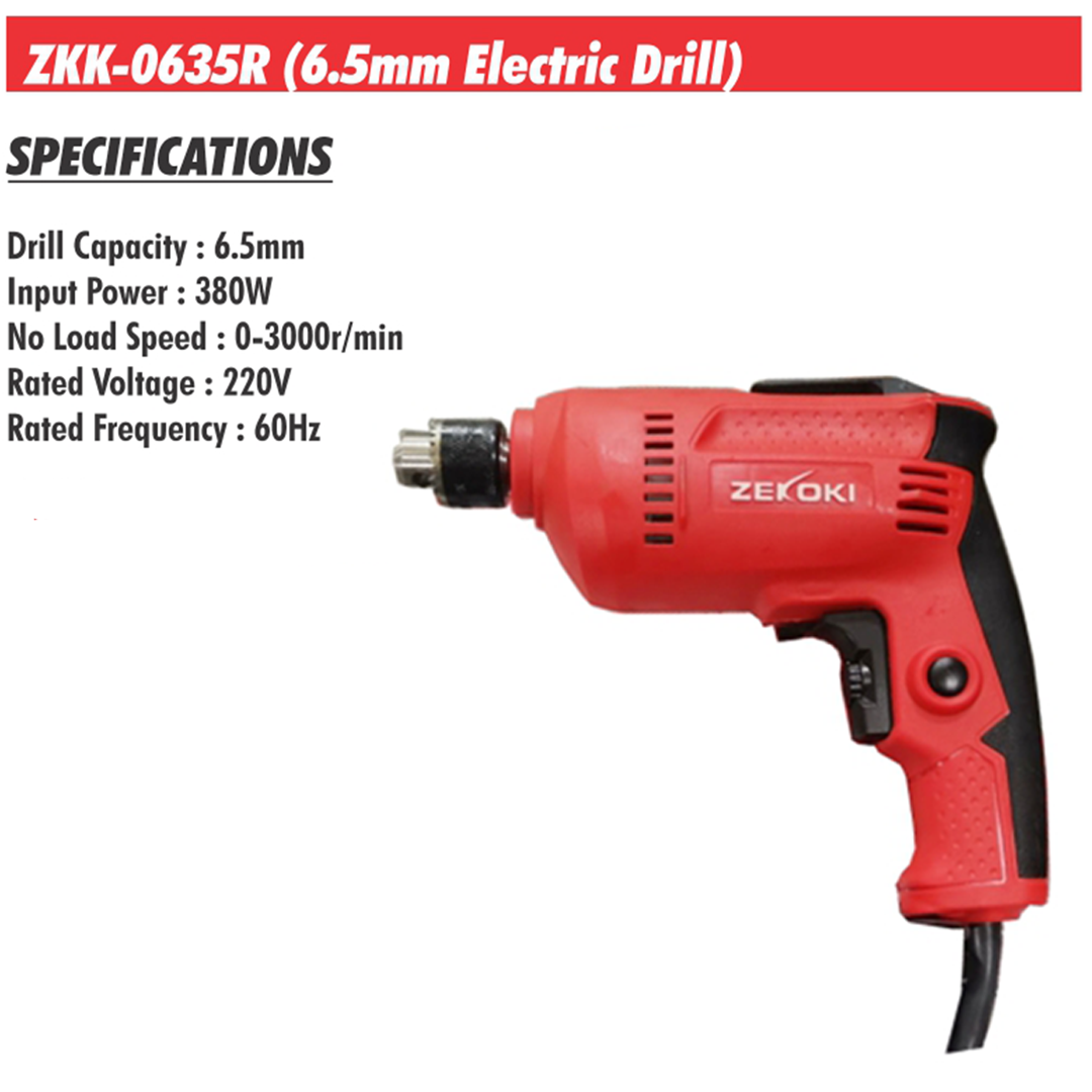 ZKK-0635R (6.5mm Electric Drill)