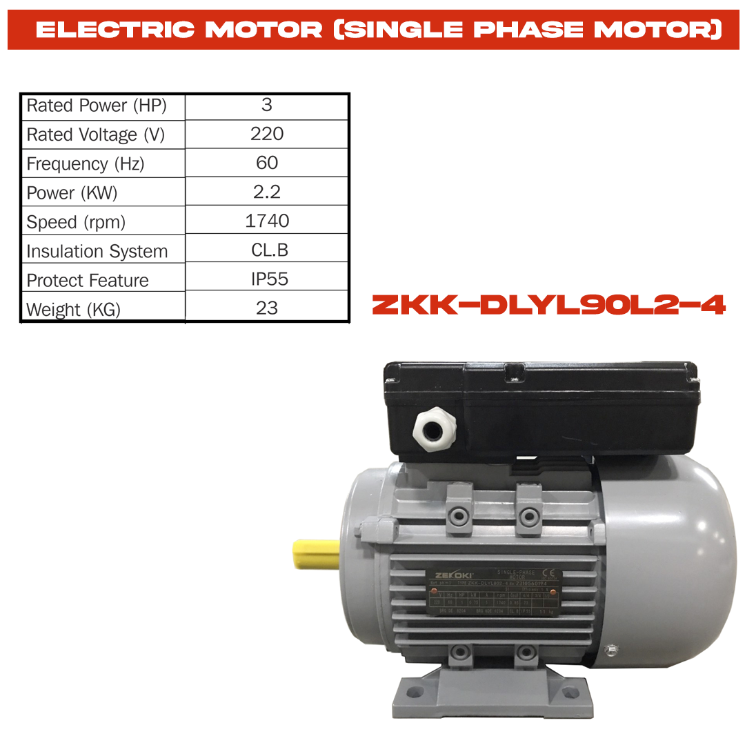 ZKK-DLYL90L2-4 ELECTRIC MOTOR (SINGLE PHASE)