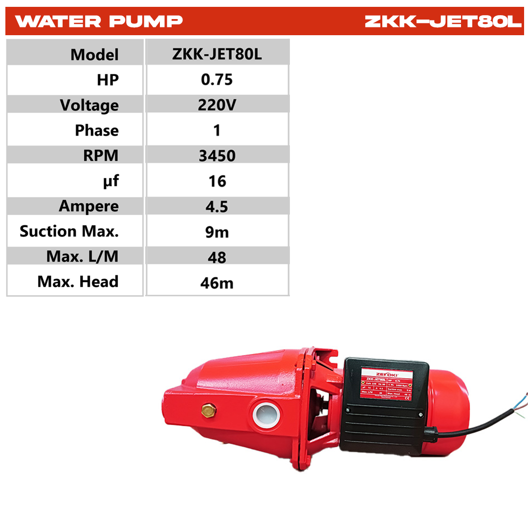 ZKK-JET80L WATER PUMP