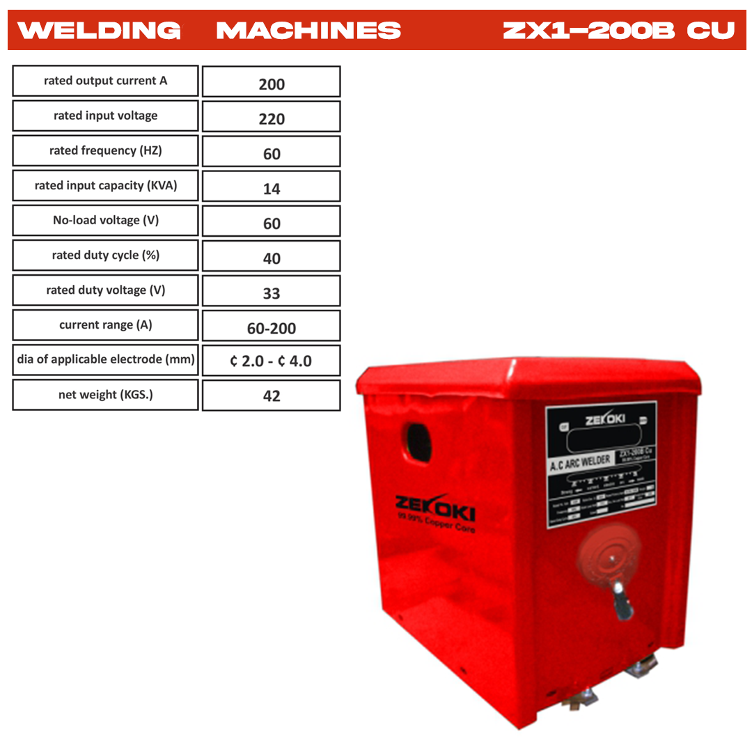 ZX1-200B Cu WELDING MACHINE