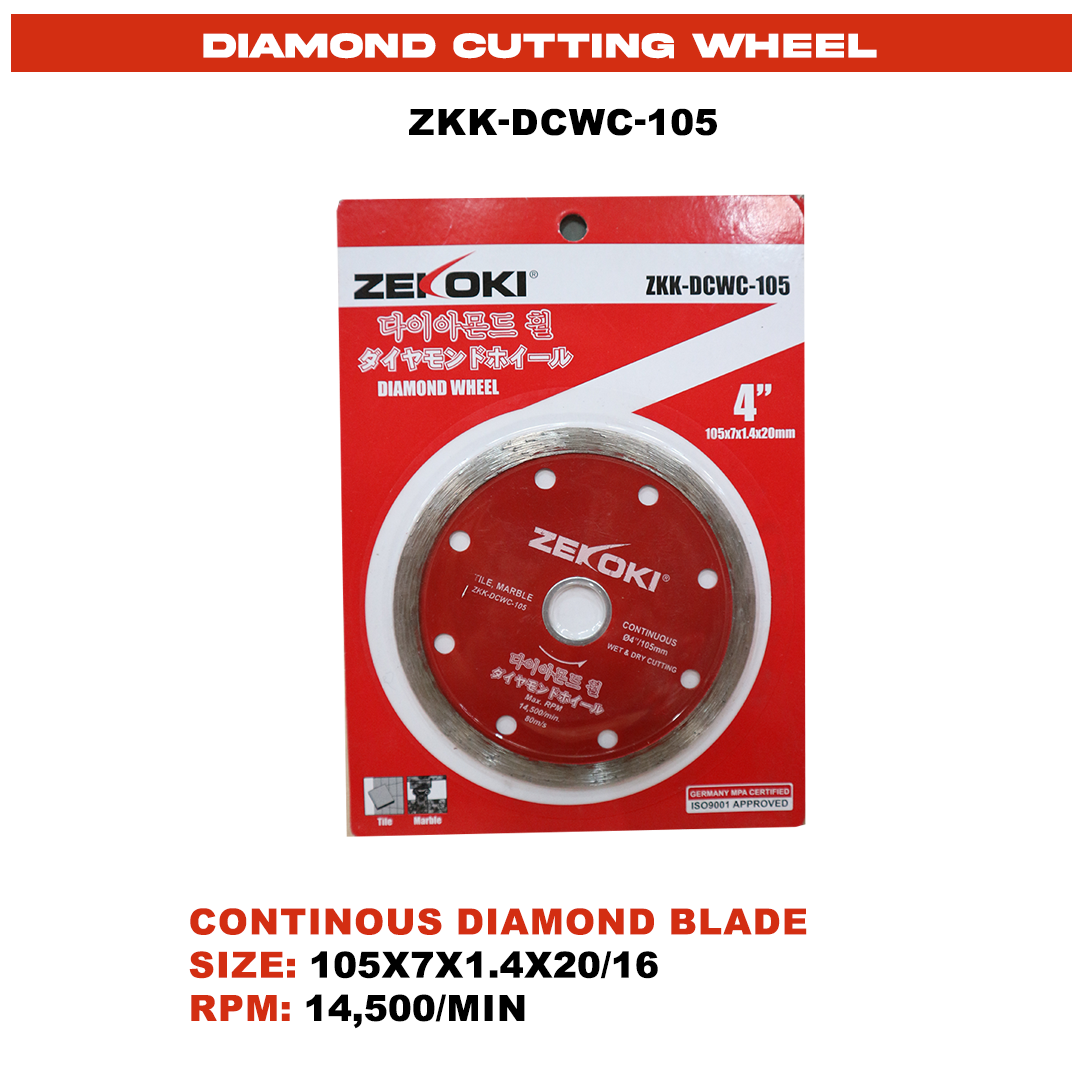 ZKK-DCWC-105 CONTINOUS DIAMOND BLADE