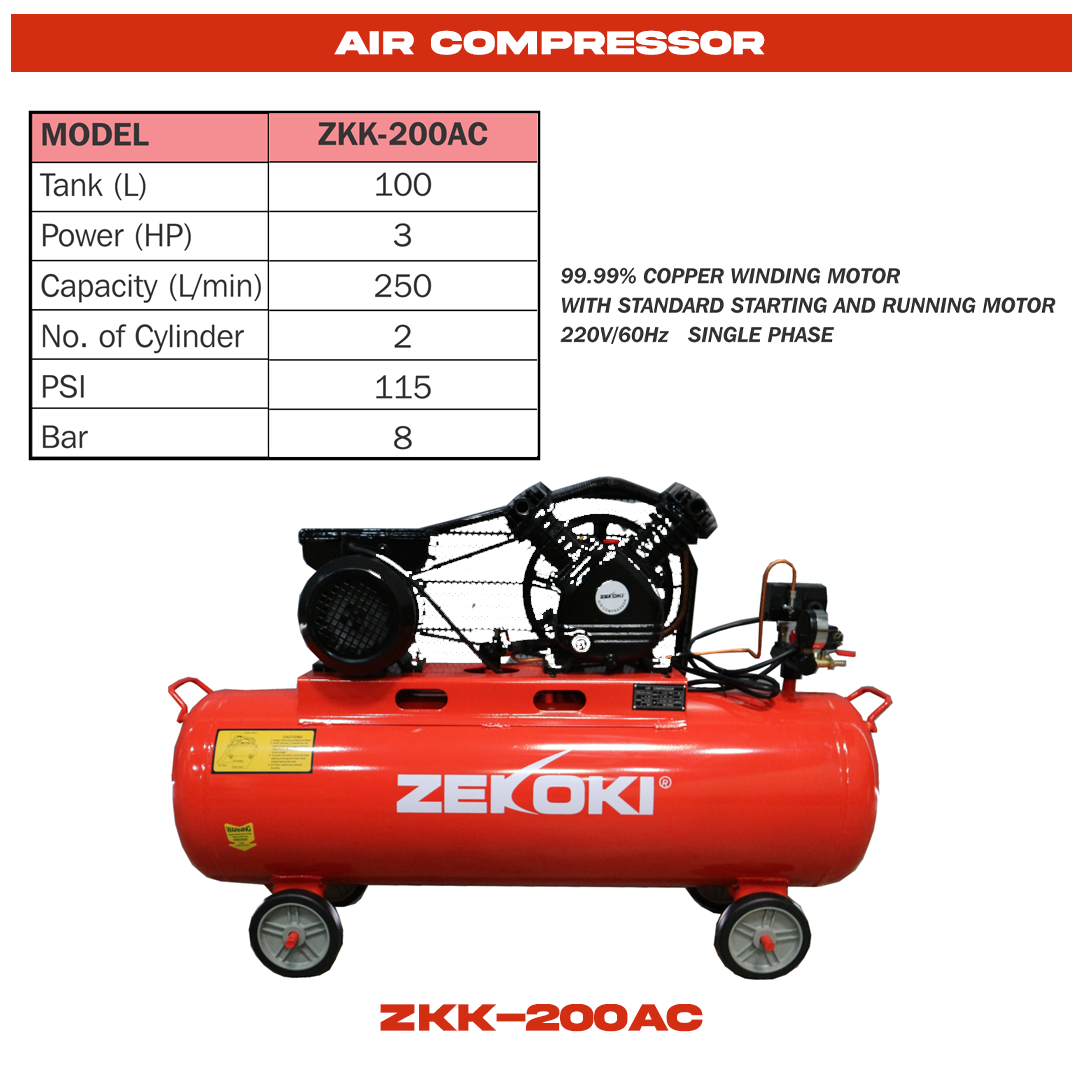 ZKK-200AC AIR COMPRESSOR