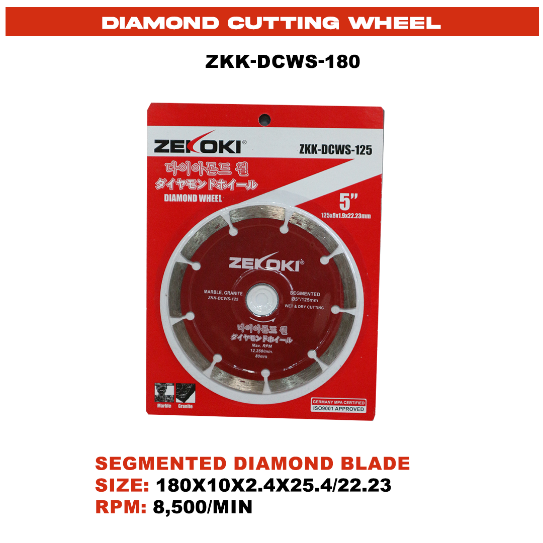 ZKK-DCWS-180 SEFMENTED FIAMOND BLADE