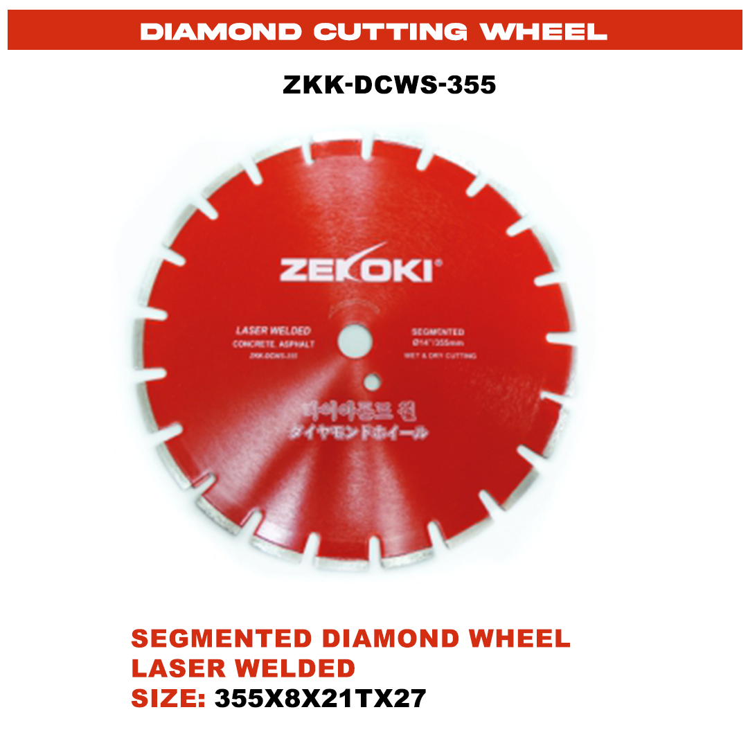 ZKK-DCWS-355 SEGMENTED DIAMOND WHEEL