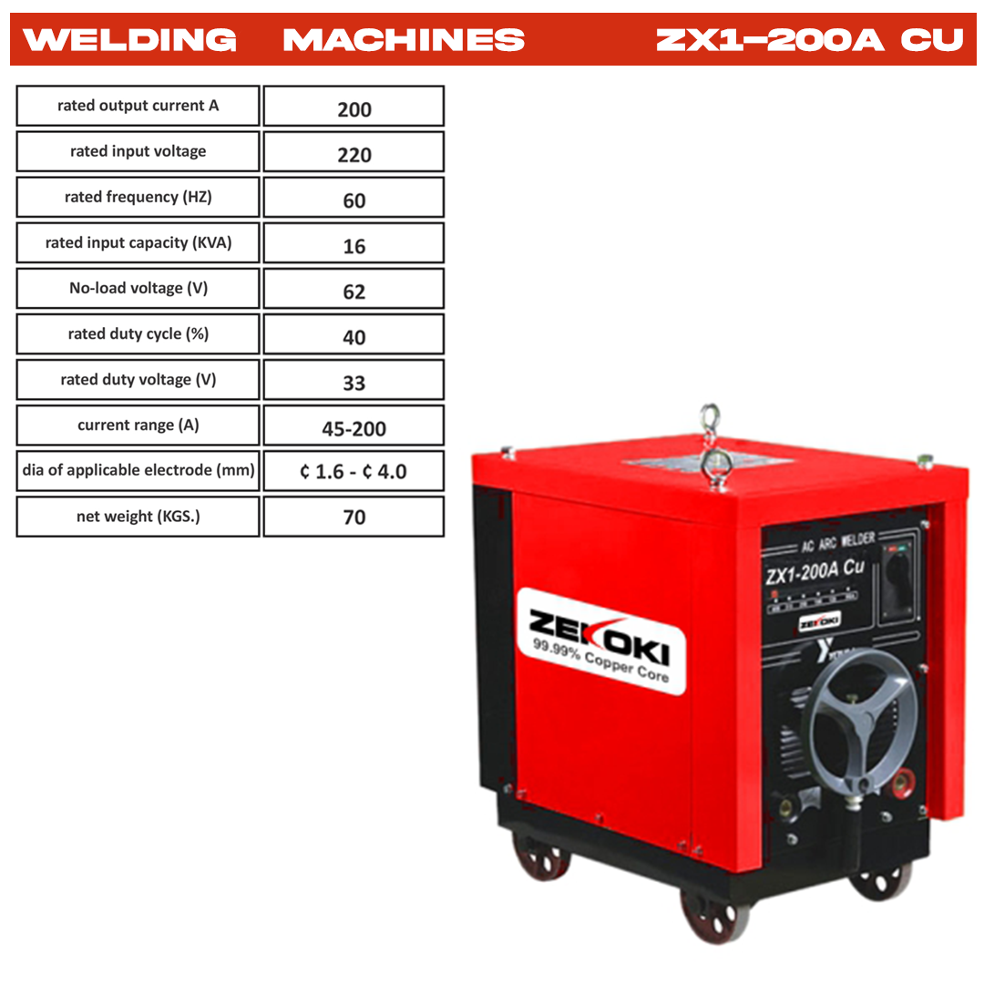 ZX1-200A Cu WELDING MACHINE