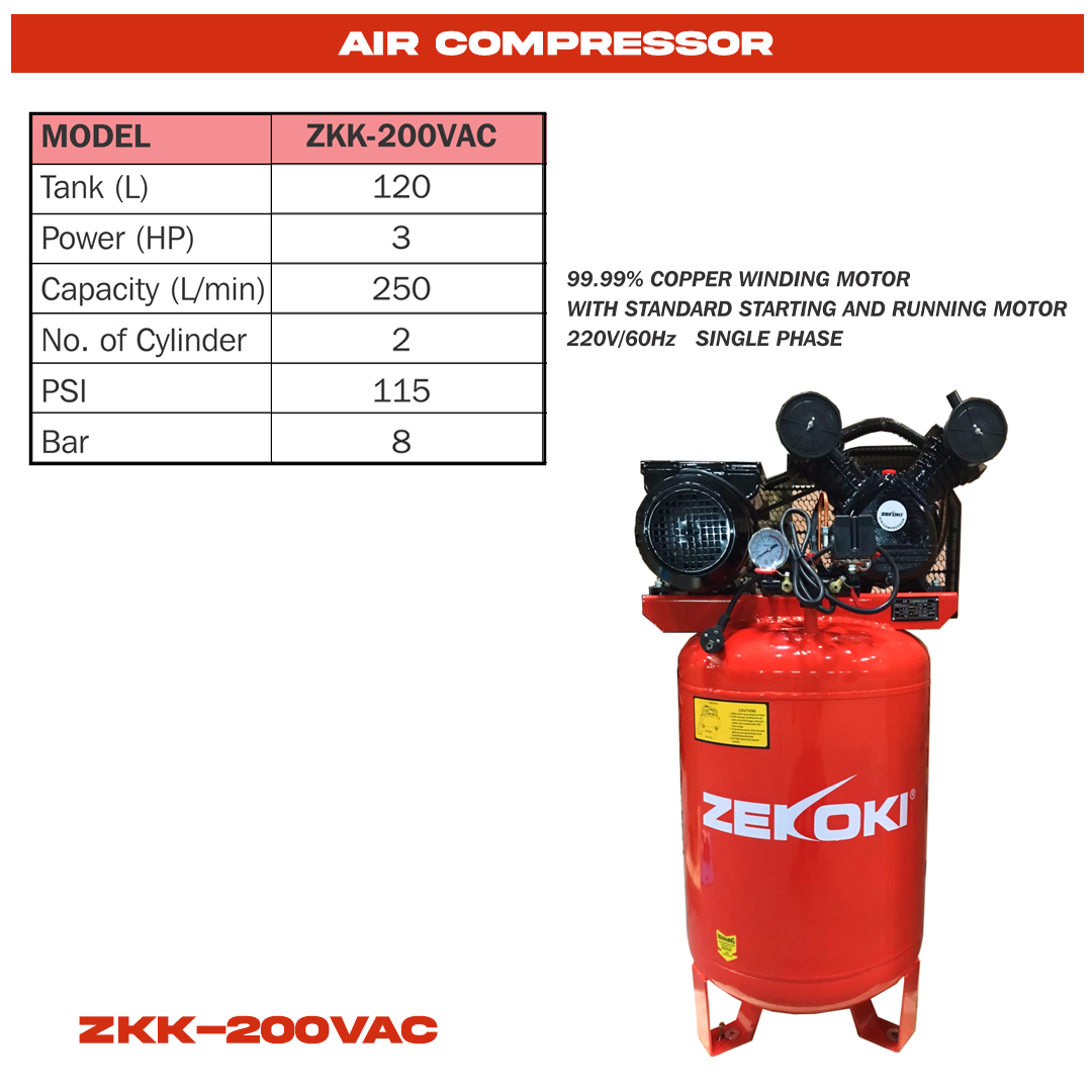 ZKK-200VAC AIR COMPRESSOR