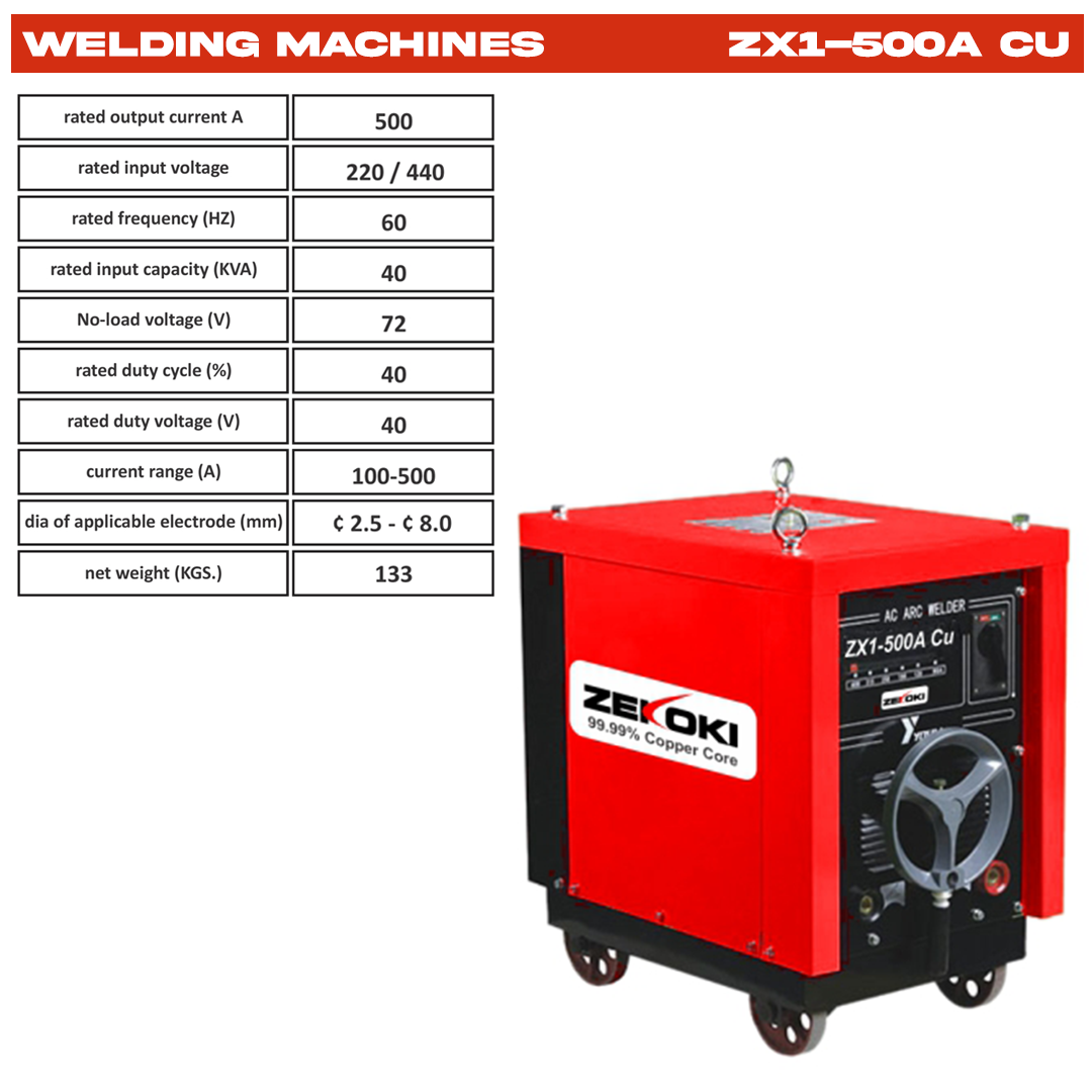 ZX1-500A Cu WELDING MACHINE